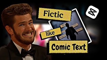 Comic Text Like Fictic On Capcut 🔥  || Ae Like Text Tutorial In Capcut || 