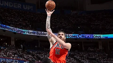 Steven Adams vs Rockets (2017 - Game 4) - 18 Pts, 7 Rebs, 3 Blocks, 8-10 FGM!