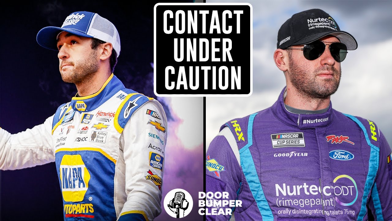 Chase Elliott vs Cody Ware at Bristol