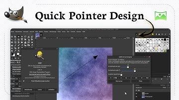 Hoe teken je een pijl in GIMP (puntige punt)
