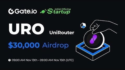 UniRouter Project Analysis and startup on gateio #gateiostartup #uro  #unirouter