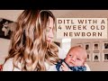 Day in the Life with a 4 Week Old Newborn | This is HARD!