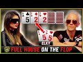 He FLOPS A BOAT! - The sheer joy of flopping a FULL HOUSE!