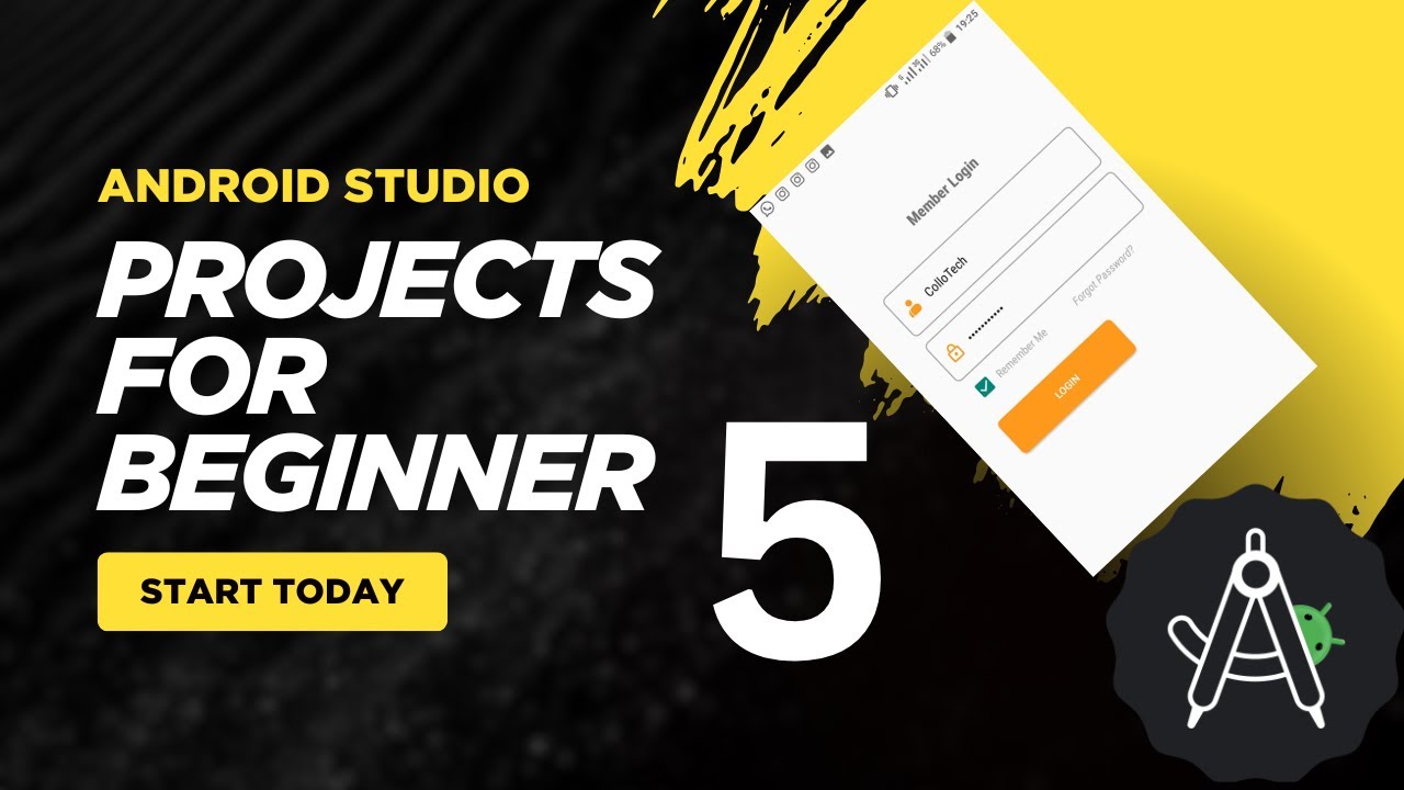 Android Studio Basics for Beginners | Designing a Modern Login Page ...
