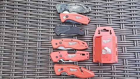 Milwaukee Fastback Knives And Utility Knives