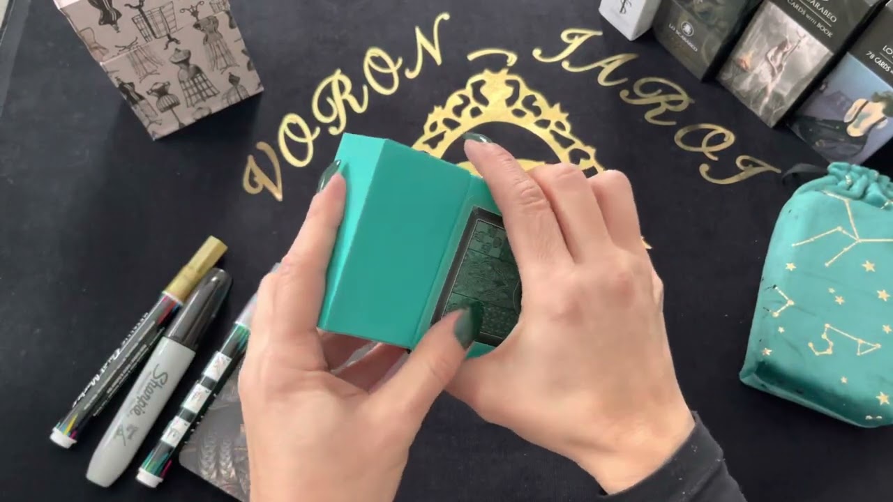 как окрасить срезы карт🧐 лайфхак для таролога 🔥