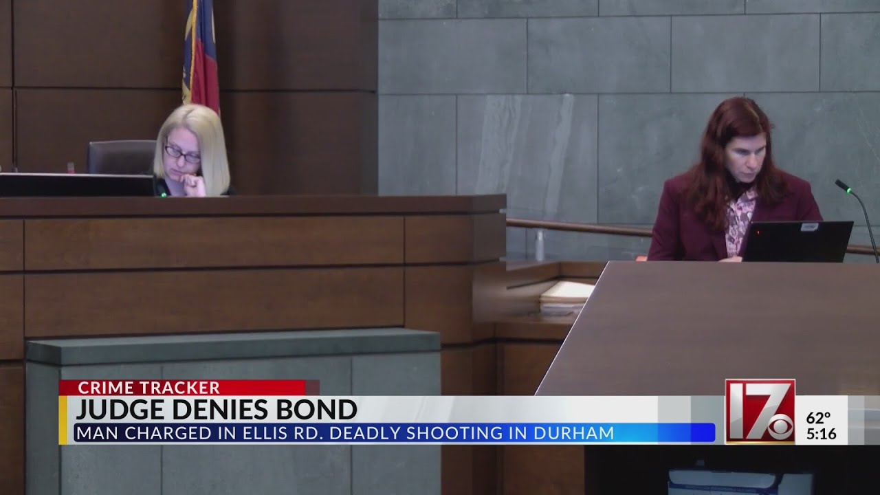 Judge denies bond to man charged in Durham shooting - YouTube