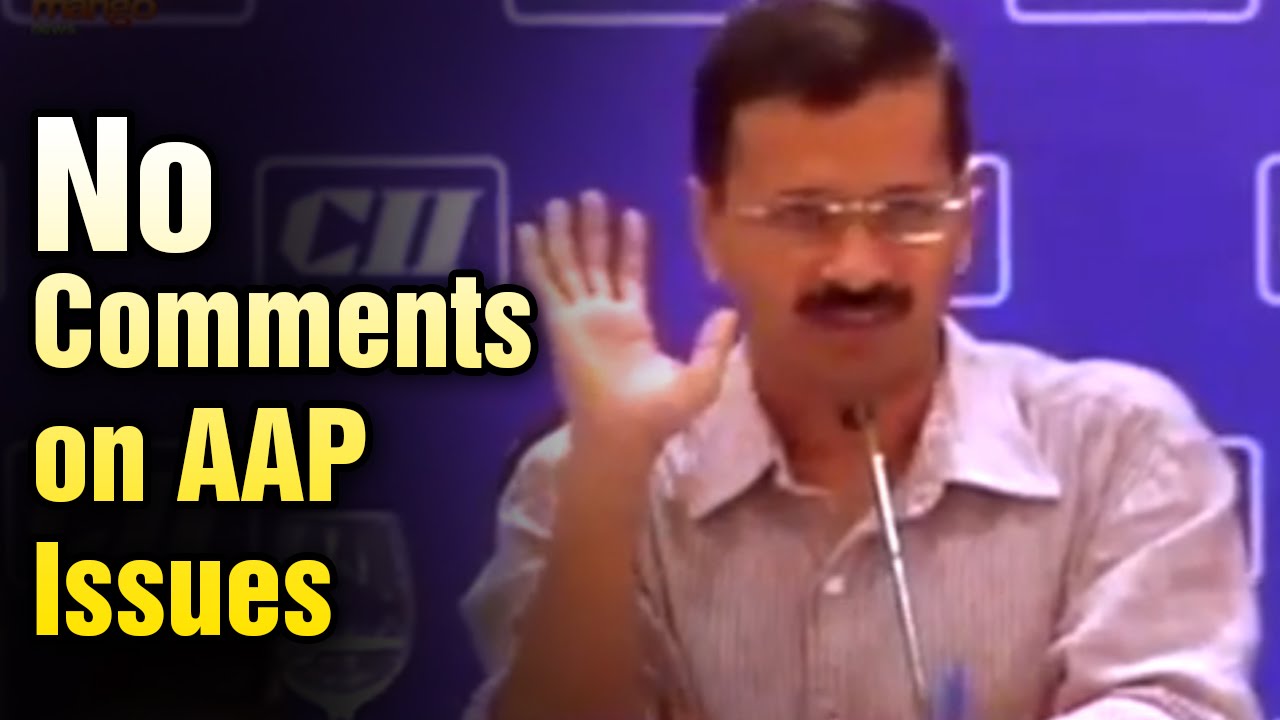 Arvind Kejriwal Controversial comments on AAP at CII : Party issues not my concern