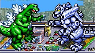 Godzilla Domination (GBA) All Bosses / Opponents (No Damage)