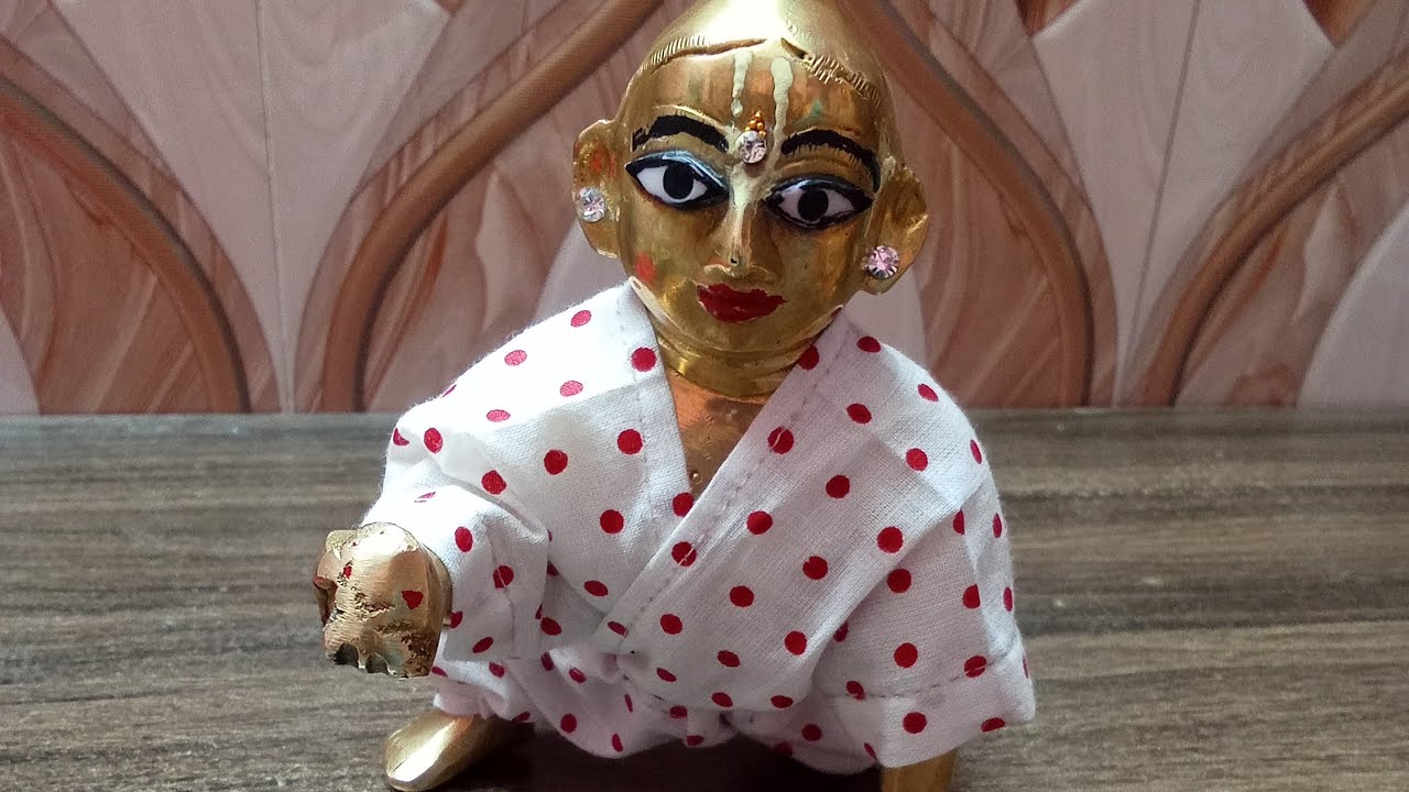 Laddu gopal ji night dress Cotton clothes easy to wearLaddu_gopal