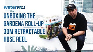 Unboxing the Gardena Roll-Up 30M Retractable Hose Reel 