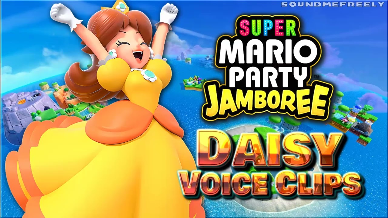 All Princess Daisy Voice Clips • Super Mario Party Jamboree Voice Lines • Switch (Giselle Fernandez)