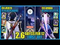 NEW 2.6 Spiral Abyss First Try C0 Ayato HyperCarry + C0 Ayaka Freeze Team | Genshin Impact
