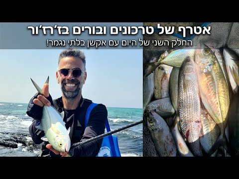 טרכונים, כרישים ופייטים בלי סוף בדייג זרזור - חלק 2 של יום מלא אקשן!