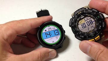My favorite watch face for barometric pressure - Suunto 7 Smart Watch (Google Wear OS)