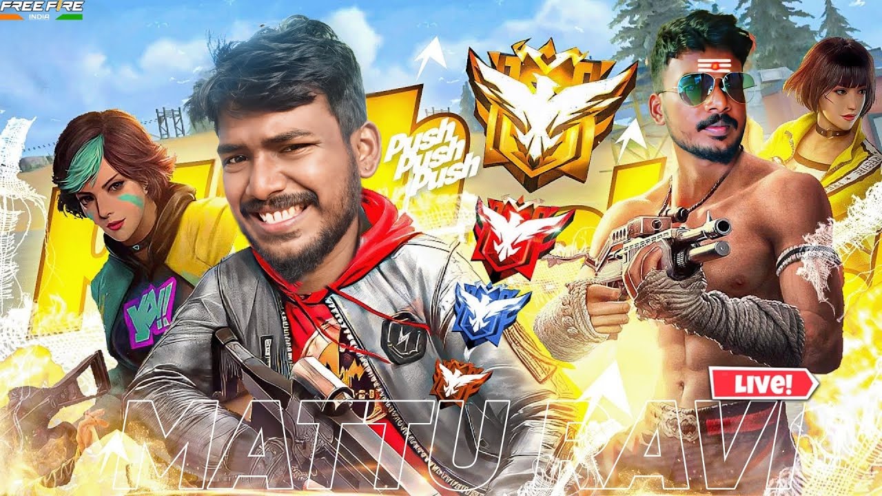 தமிழ் - 🔥PUYAL ADI RAVI GRANDMASTER PUSH {DAY - 1}🔥||Garena-FreeFire Max Live 