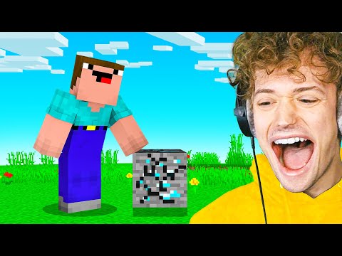 Reacting to How NOT to Play Minecraft! (too funny)