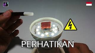 cara merubah lampu motor dengan LED super terang