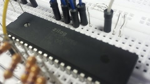 Z80 Computer Build #1: Overview of the Z80 CPU and build