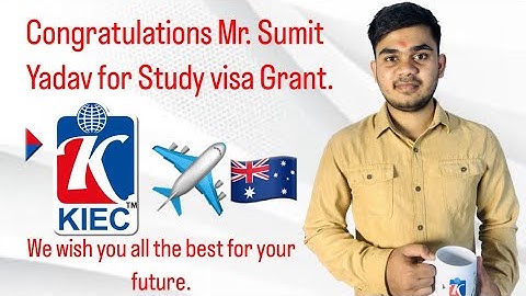 Congratulations Mr. Sumit Yadav for Study visa Grant.We wish you all the best for your future.