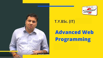 T.Y.B.Sc(IT) Sem  V   AWP Regular -Online (Live & Interactive)  Lecture