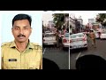 Police Officer Who Ran to Clear the Road for Ambulance Turns Hero on Social Media | Deepika News