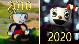 Evolution of Cuphead 2010 2020