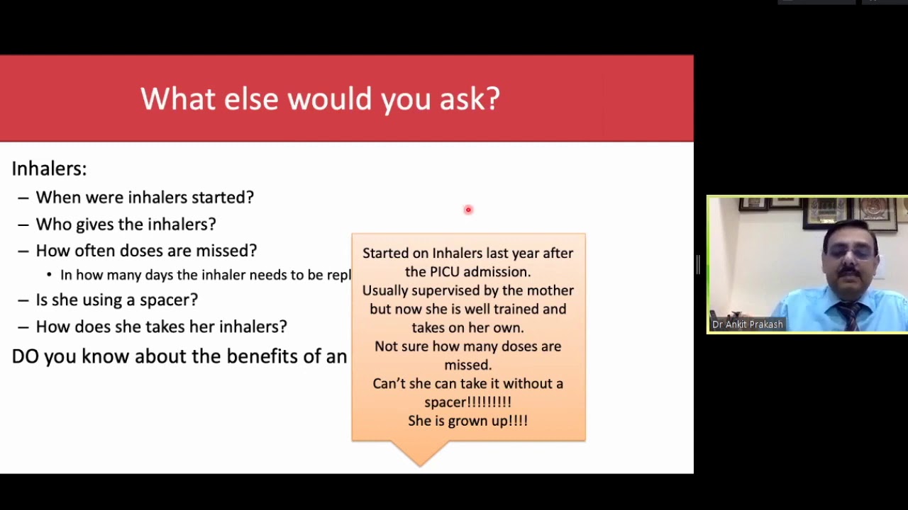 When a child with Asthma does not seem to respond?