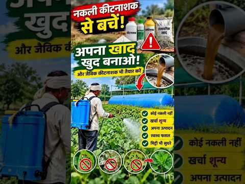 नकली कीटनाशक से बचें! अपना खाद खुद बनाओ | SSKG Bio-Digester | प्राकृतिक खेती