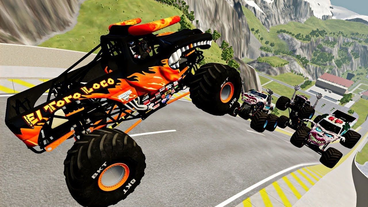 BATMAN Takes on Monster Jam in EPIC Disaster!