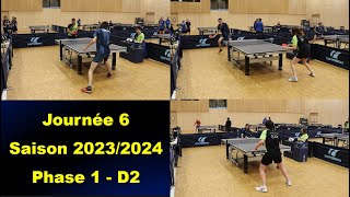 Défier une bonne équipe de D2 ! 🏓Journée 6 | Championnat en D2 | Tennis de table