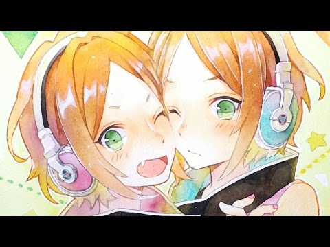 あんスタ 透明水彩で2wink描いてみた Youtube