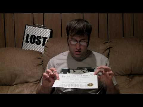 Message From The Hatch: LOST University Diploma