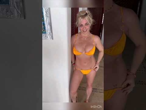 Britney Spears In Yellow Bikini - July 13 2023 💛