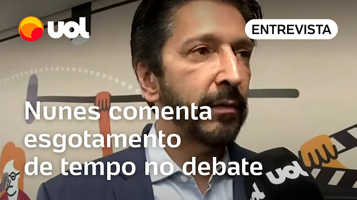 Debate UOL/Folha: Nunes diz que ataques dos oponentes explicam esgotamento do tempo