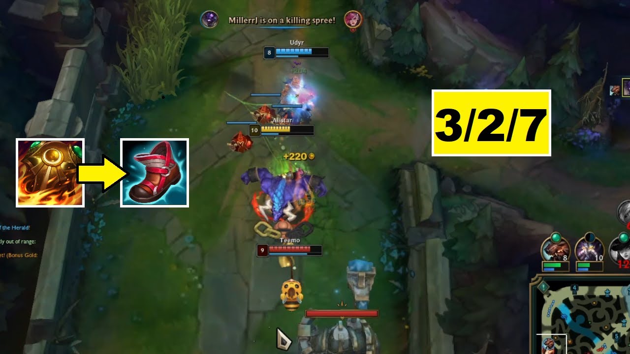 LoL: Alistar top vs Teemo. Testing Madcowdisease strategy. S11 Patch 11.20.