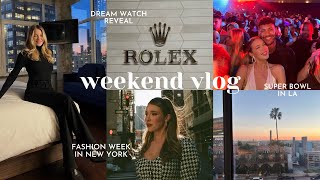 Weekend Vlog: Buying my Dream Watch, NYFW, Super Bowl in LA