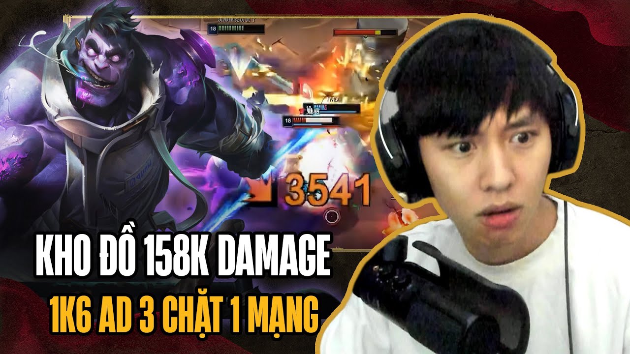 (Vietsub) Giáo Án Dr.Mundo Vô Cực Kiếm 1k6AD 18k Máu Chém Đối Thủ Cực Phũ Của Lang Vương