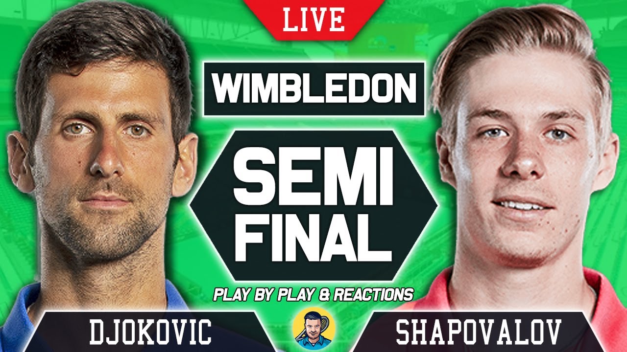 🔴 DJOKOVIC vs SHAPOVALOV Wimbledon 2021 LIVE Tennis Play-by-Play