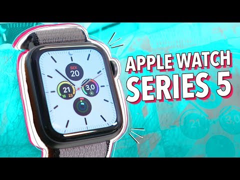O APPLE WATCH COM A TELA SEMPRE LIGADA   SERIES 5 UNBOXING 