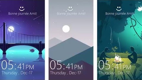 Windows 10 Mobile New Lock Screen With Swipable Notifications : Concept UI