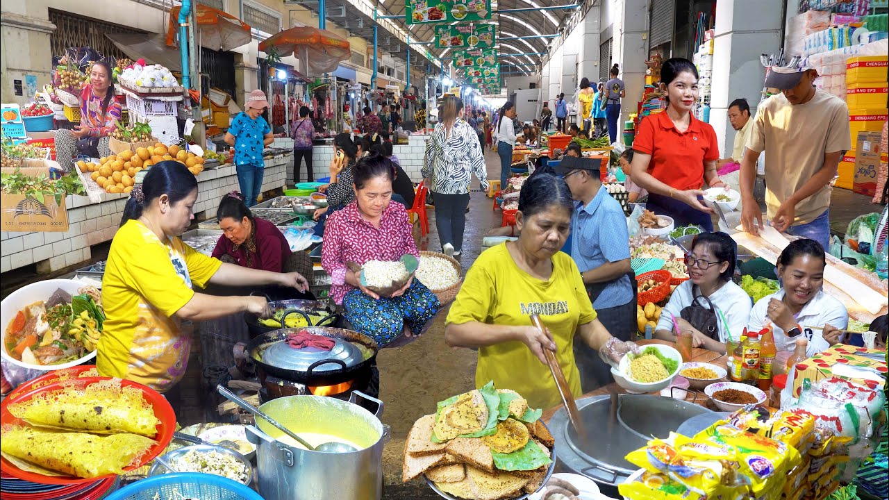 Market Food, Breakfast, & More - Cambodian Street Food Tour @ Market