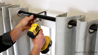 How to install your Total Blackout Curtain Rod by Thermaplus