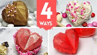 Heart Bomb Mold / Geometric Heart Chocolate Mold / Valentine Heart