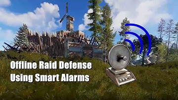 Duo defending offline raid with SMART ALARMS