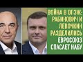 Евросоюз дал в нос врагам НАБУ и САП. Рабинович и Левочкин довоевались. Бой за дело Роттердам+