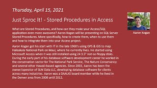 Just Sproc It! - Using Stored Procedures in Access