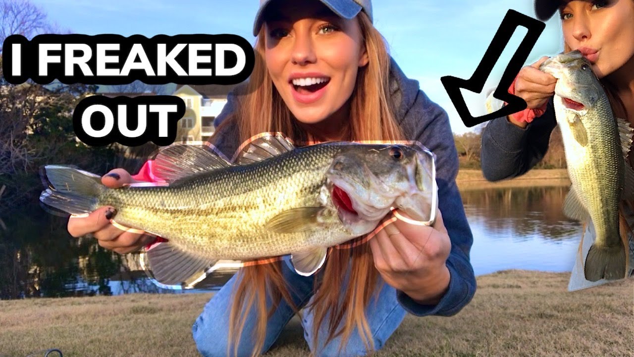 CATCHING WINTER BASS! Bank Fishing: KISS AND RELEASE - YouTube