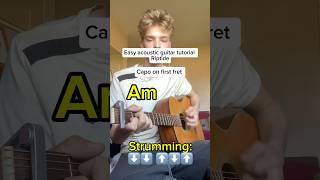 Easy guitar tutorial Riptide #guitartutorial #acousticguitar #riptide