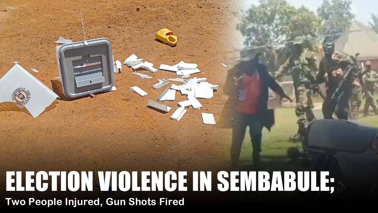 ELECTION VIOLENCE IN SEMBABULE;Two People Injured, Gun Shots Fired 